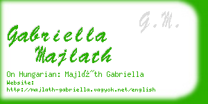 gabriella majlath business card